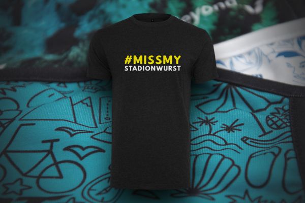 Mottoshirt - #MissMyStadionwurst - Mottoshirt für Fans und Vereine mit coolem Hashtag #MissMyStadionwurst