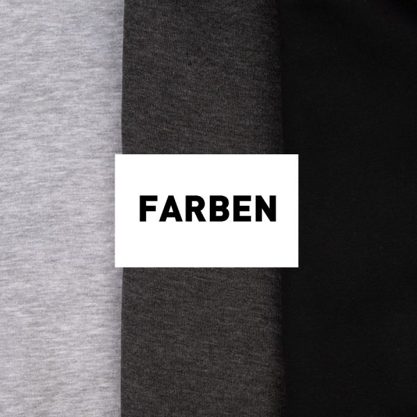 <p>3 wählbare Farben: grau, anthrazit und schwarz. Hochwertiges Baumwollmischgewebe 80/20 - ca. 280g/m²</p>
