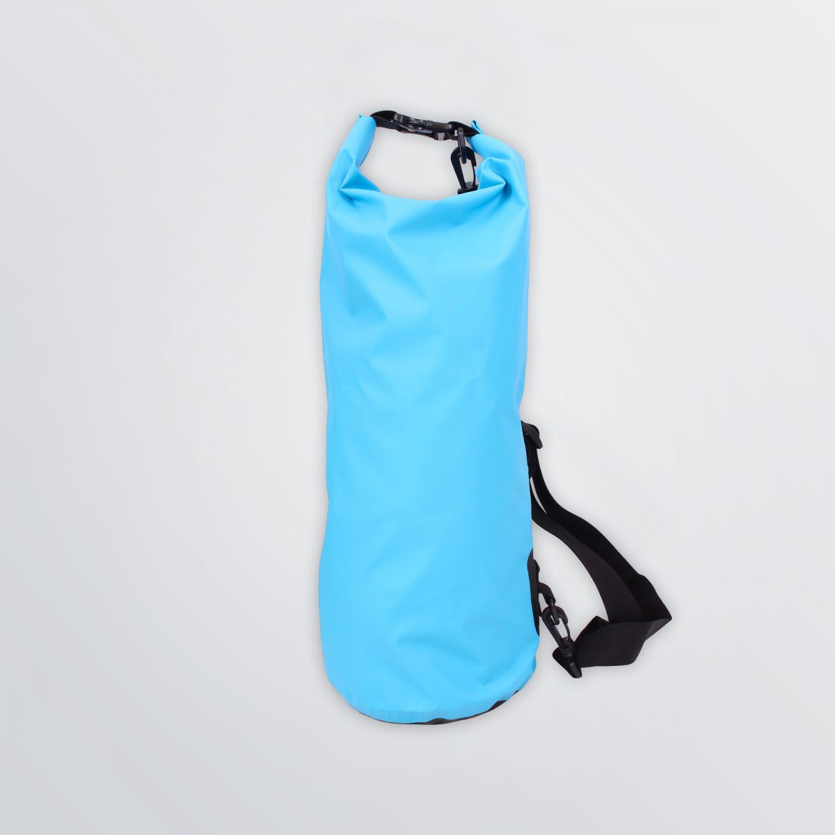 Wasserdichter Drybag Splash in hellblauer Farbe zum Individualisieren - Frontansicht