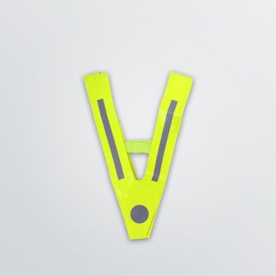 customisable signal vest in signal colours - example neon yellow