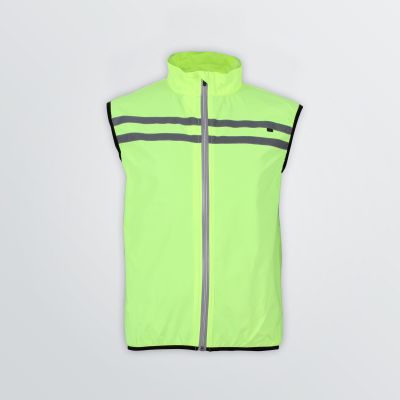 printable sport vest in neon yellow colour