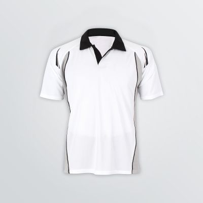 breathable Club Jersey as a polo multifunctional shirt - customisable and in a variation of colours - front view