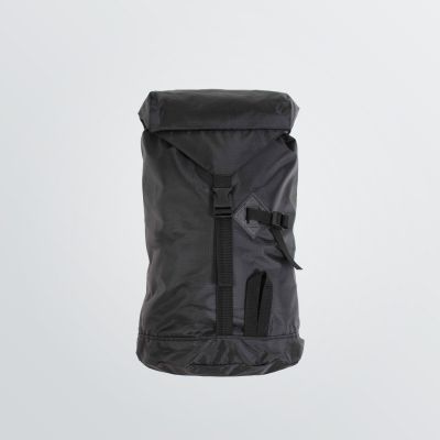 Faltrucksack Gymbag Pro bedruckbar als Beispielfarbe schwarz